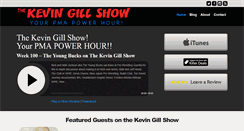 Desktop Screenshot of kevingillshow.com